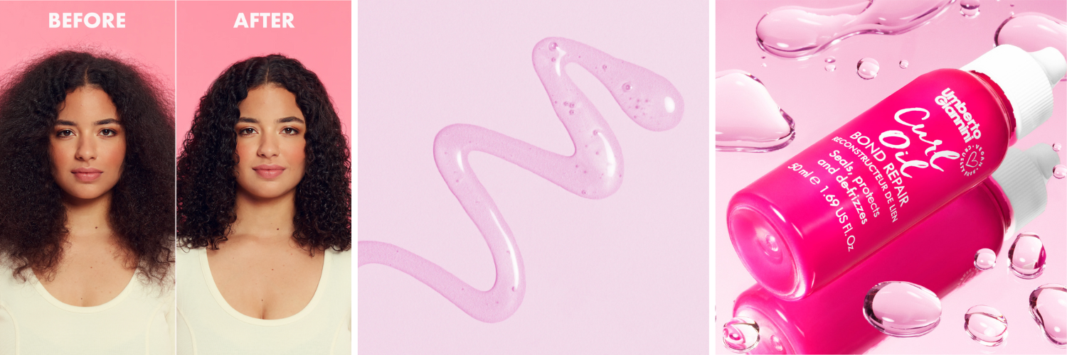 Ulei anti-frizz pentru repararea parului cret, bond repair Curl Oil, 50 ml, Umberto Giannini